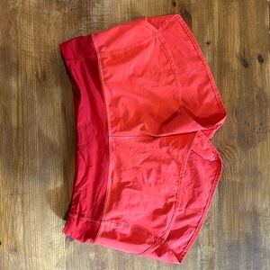 lululemon athletica Red Athletic Shorts